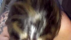 Blonde friend bent over for cum fill