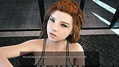 Hot retro night with step sister in 3d anime game