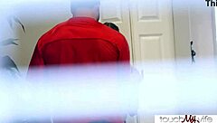 caught my slutty wife fucking her yoga trainer armani black touchmywife bent over big cock old milf cum cowgirl big tits huge voyeur