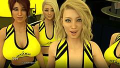 Watching a Cheer Routine