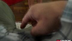 Flirty Teen Mandy Sucks Grandpa's Monster Cock For Cumshot!