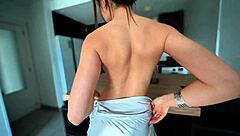 The bridesmaid's pussy squirts before my wedding