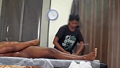 Happy ending massage caught on hidden camera