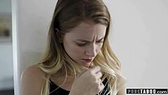 Step-daughter seduced by her father’s big cock