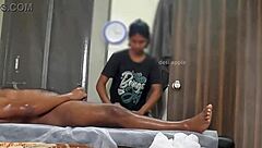 Happy ending massage caught on hidden camera