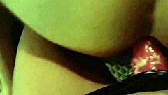 wife fucks husband with strapon in assfucking session