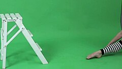 Young Brunette Gymnast Anna Mostik Spreads Wide!