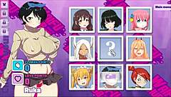 Rumi from MHA sucks monster cock in this hentai game.