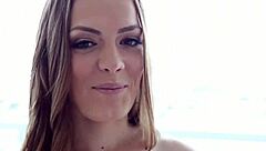 Cute teen becomes wicked with shaved pussy!