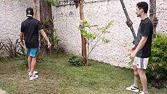 First time exhibitionists: hot and steamy homemade sex tape