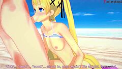 Marie Rose in bikini having sex on the beach – want to see this DOA fantasy?