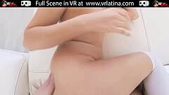 Beautiful Latina in leotard, virtual reality porn star, Vr sex goddess