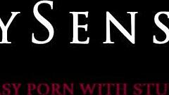 tranny casey bends over for doggystyle fuck with rocky emerson's big cock