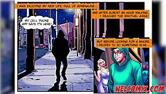 A night of sin as a nerd with a big dick fucks a slut on the street