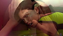 best friend's stepmom in sexy outfit begs for fuck and cum inside pussy in 3d hentai