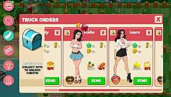 Hentai game from Nutaku, a farm-themed adult game