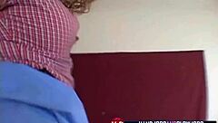 Busty Slut Jerks Cock Hard