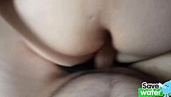 He fucks the mature milf with her nice ass.