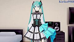 hatsune miku gets intense creampie in 3d hentai cartoon