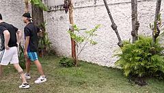 First time exhibitionists: hot and steamy homemade sex tape