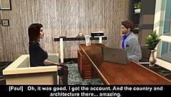 Cheating secretary seduces with raw banging in cartoon style.