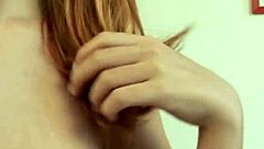 Young German amateurs try out girl on girl action