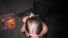 Watch Me Masturbate Outdoors Trying To Get Caught Then Suck Cock