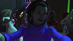 Beautiful redhead in 3D animated porn movie