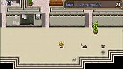 Loira tenta ajudar e acaba presa no telhado da casa dos mendigos