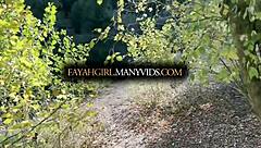 catalan girls getting wild with lesbian sex outdoors, real and natural