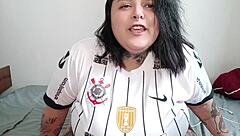 Brazilian amateur mary jhuana intensely pleasures herself with anal beads in bedroom