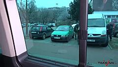 Busty Milf Whore Picked Up On Street For Rough Van Sex With Monster Cock.