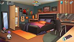 Blonde friend gives blowjob in Woodchester gameplay