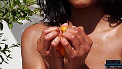 Angel Constance Strips Naked for Playboy!