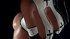 Naughty Nun's Anal Dildo Ride!