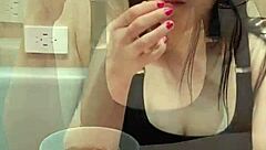 Today I will be the dessert for the cute petite couple