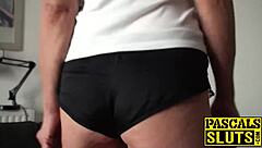 Dirty Mature Whore Waits All Day For Hardcore BDSM Slave Blowjob And Facial With Monster Cock