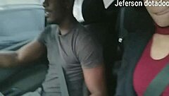 karen oliver gives blowjob for ride