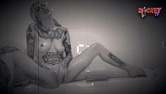 i watch soft cassidy luxe and rocket powers in rocket tv with big black cock deepthroat by the pool