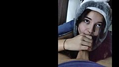 I can't resist her; this cute teen 18+ babe loves deepthroat.