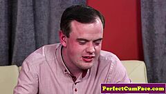 i'm with the english redhead posing in stockings