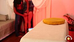 Brazilian girlfriend Ana Chaude enjoys intimate moments with her partner