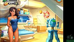 Space rescue episode 5: Latina teen gets missionary sex