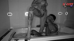 i watch soft cassidy luxe and rocket powers in rocket tv with big black cock deepthroat by the pool