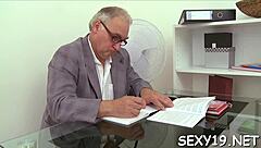 Chick Gets Cunt Ravished By Teacher In Garage