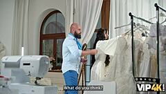 Fitting Room Babe Fucked Hard in Tight Dress