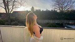 Creampie in Maja's Tight Asshole During Anal Sex