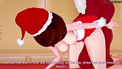 Elastigirl's naughty Christmas encounter with wrong Santa