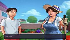 Steamy teen gets it hard in this animeteen game