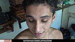 Latino Sucks And Fucks Boss Cock Bareback For Extra Money